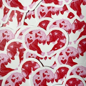Cats in love Sticker