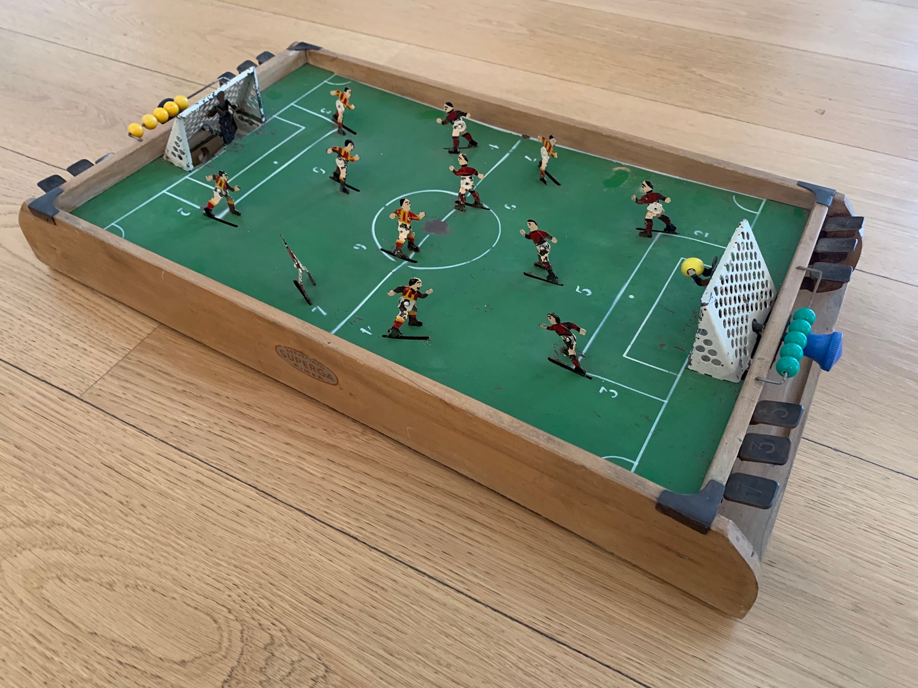 Table multi jeux adulte 5 en 1 Top Futbolin - Babyfoot Vintage