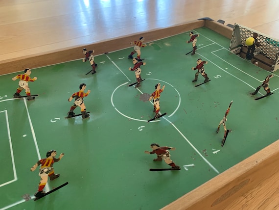 Vintage Five a side Football Table Football Rare Collectible Superga Pimea 1940s Etsy Canada