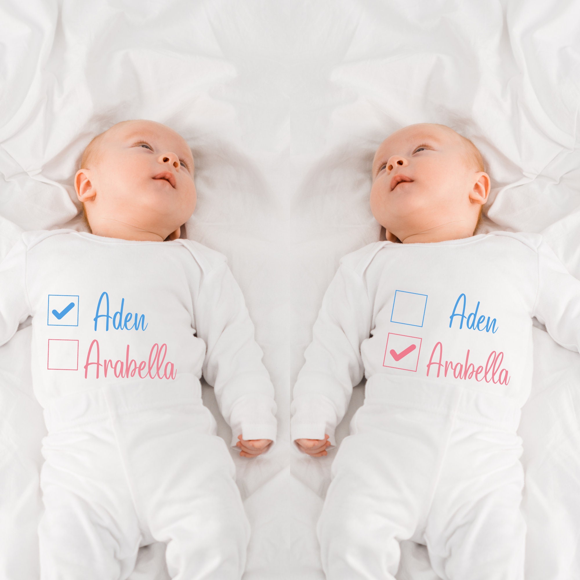 Twin hotsell baby rompers