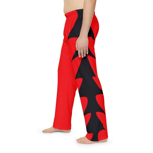 Kane Men's Pajama Pants Red and Black Pajama for Men Wrestling Fans Fathers Day Gift Wrestling Gear