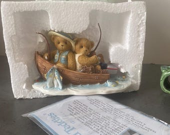 Enesco Cherished Teddies, Fran e Hank,