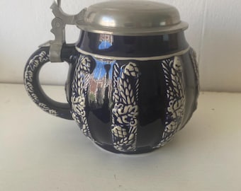 Caneca de cerveja de cerâmica alemã Dumler & Breiden