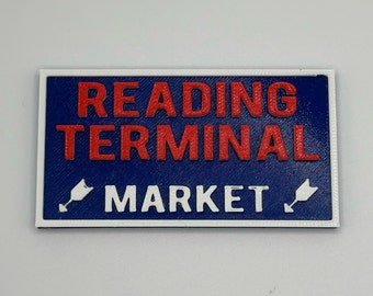 Reading Terminal Market Sign Magnet - Philadelphia Souvenir