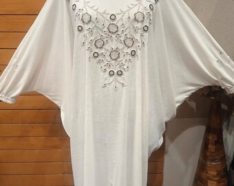 MDS Women Baklava detail Stone Black Abaya - Edinburgh
