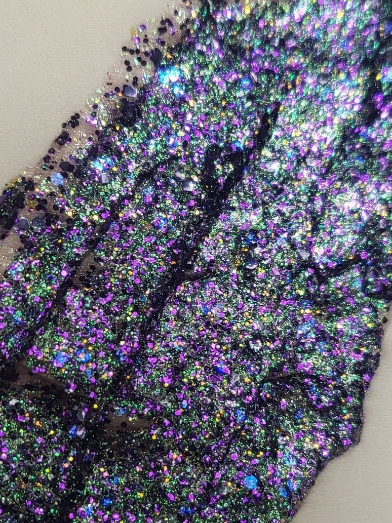 Gleaux and Tell Eco Glitter Balm/gel Mardi Gras Madam Etsy