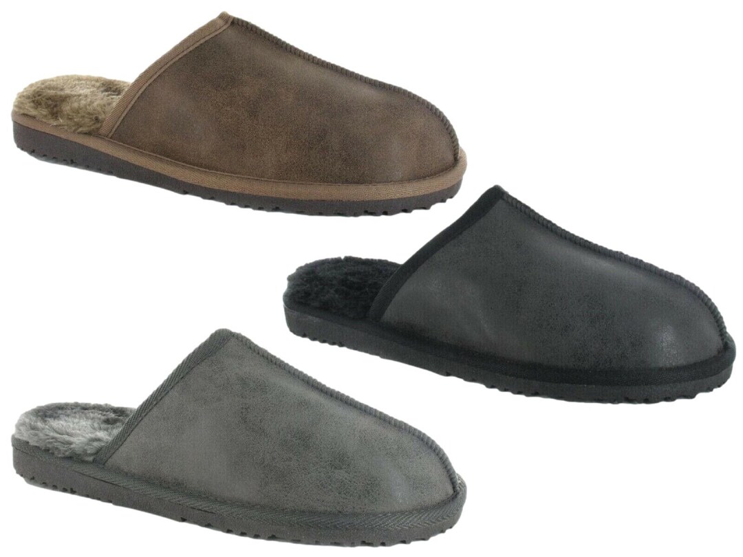 mens mule slippers uk