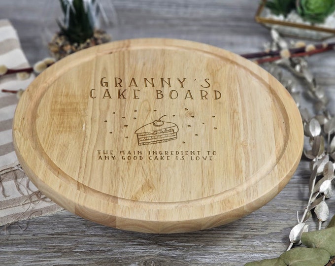 Custom Engraved Serving Board | Perfect Gift for Anniversaries & Housewarmings | Laser Engraved Chopping Board | Large Pizza Board |