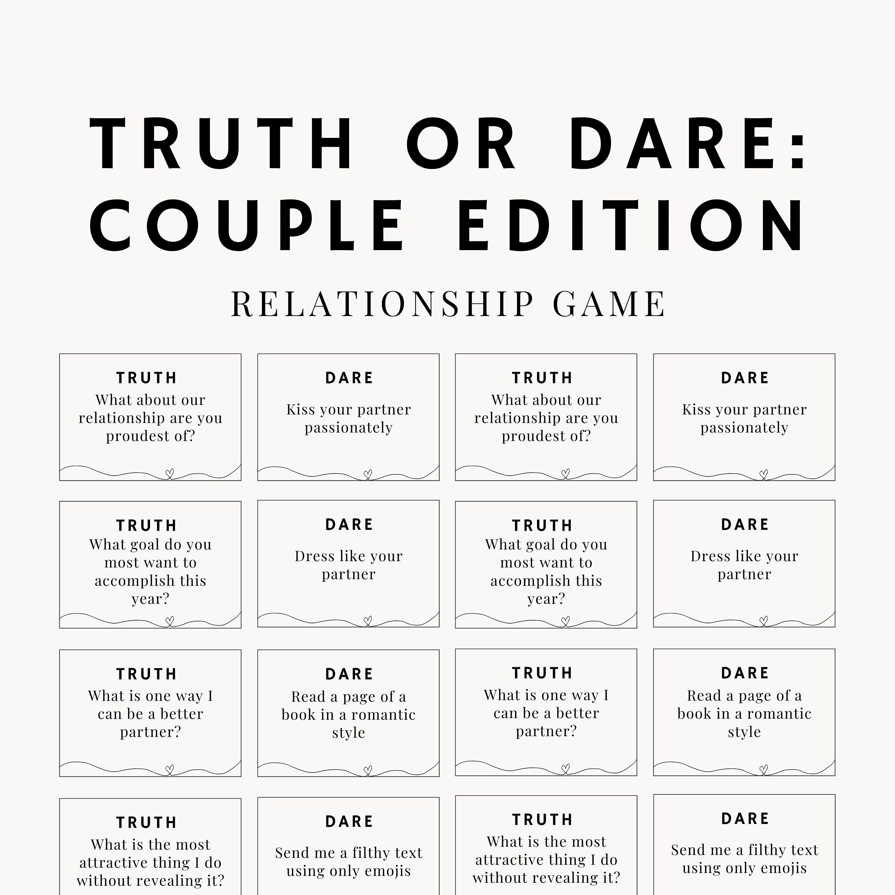 400+ Fun Truth Or Dare Questions For Couples