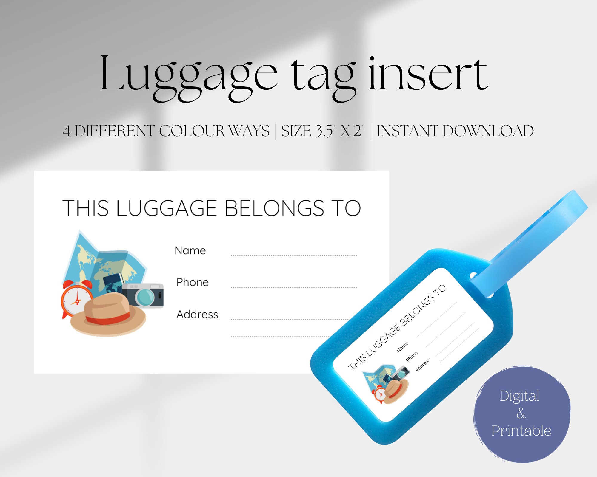 Printable Luggage Tag Insert Digital Download Travel Tag Insert Digital Suitcase Tag Download Bag Tag Instant Download - Etsy printable-luggage-tag-insert-digital-download-travel-tag-insert-digital-suitcase-tag-download-bag-tag-instant-download-etsy