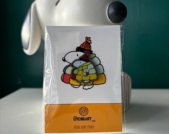 Épingle en émail Puffa Snoopy