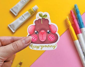 Meerschweinchen-Aufkleber: Kawaii-Tierkunst, Motivations-Schreibwaren