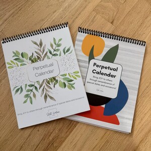 Bound Perpetual Calendars, Birthday Anniversary Tracker (7.5x9.5)