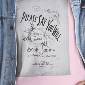 Scott Joplin T-shirt - Please Say You Will
