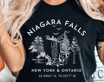 Niagara Falls Shirt: New York & Ontario Souvenir Tee