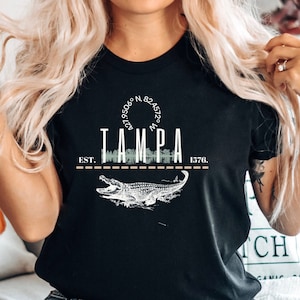 Tampa Alligator Shirt: Florida Souvenir Tee, Unisex Fit