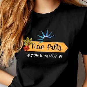 New Paltz NYC Shirt Upstate New York Fall Tee Hudson Valley Traveler Gift