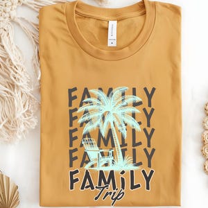 Family Trip Shirt Group Vacation Tee Cruise Crew Tshirt Tropical Beach Life