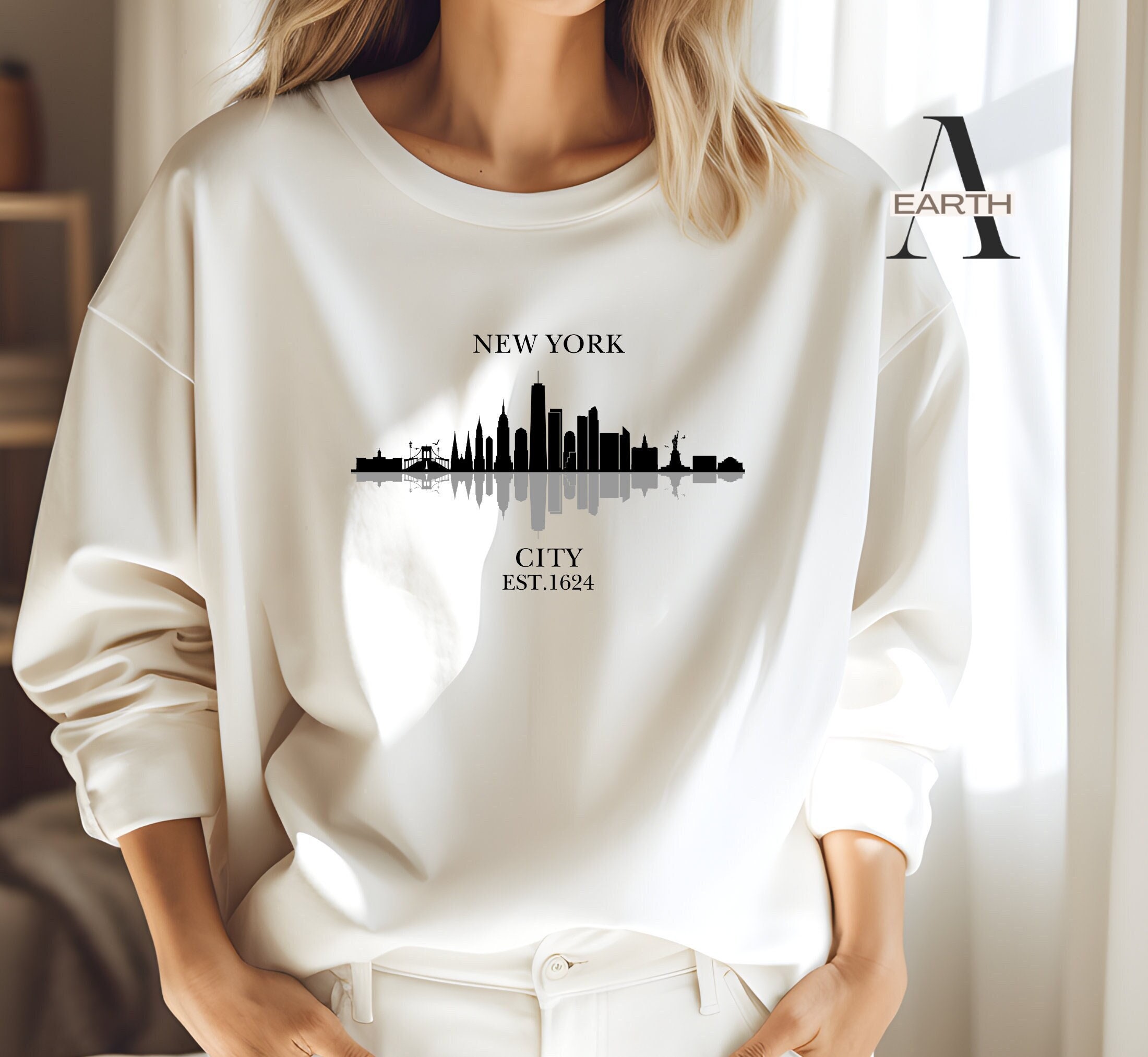 - Sweater Skyline Nyc Etsy