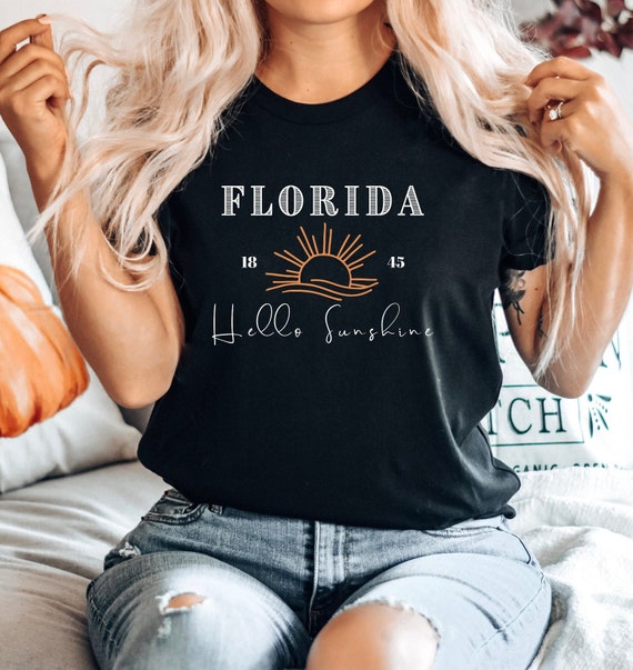 Hello Sunshine Florida Tee Hello Sunshine Florida Tee
