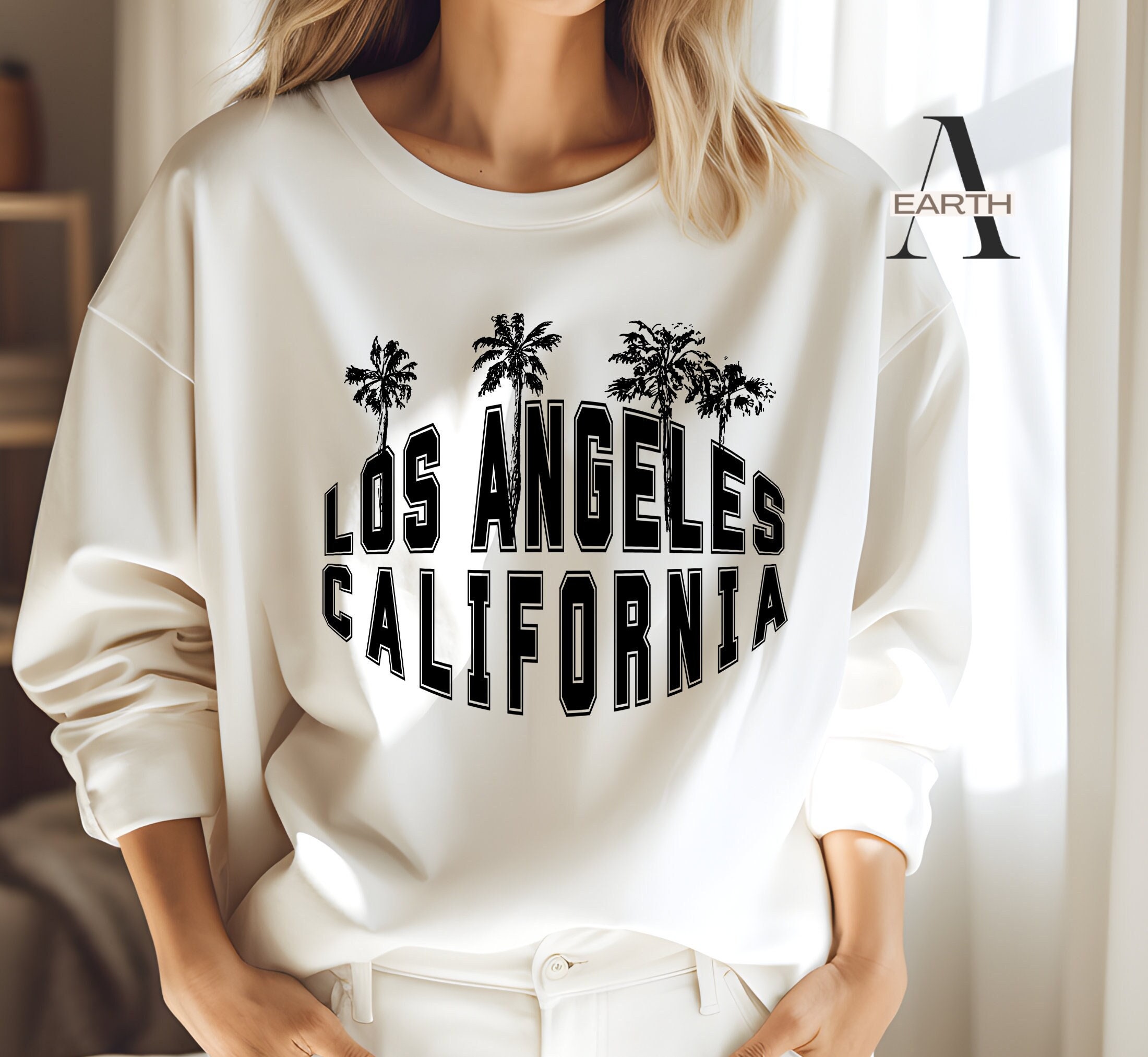 California Sweatshirt Los Angeles Sweater US State Traveler