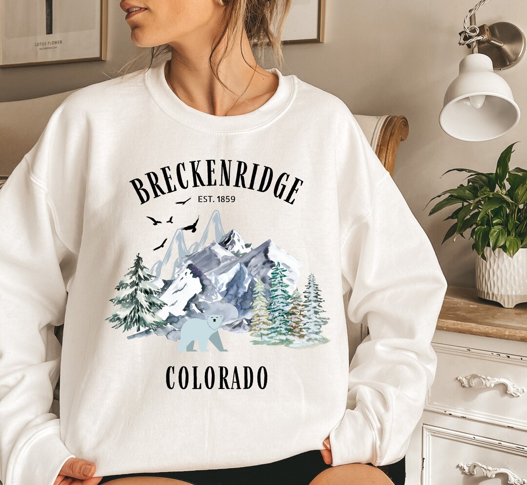 Breckenridge Colorado Sweatshirt Breckenridge National Park - Etsy UK