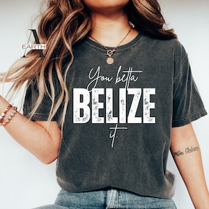 Belize Vacation Shirt: Comfort Colors Unisex Beach Tee