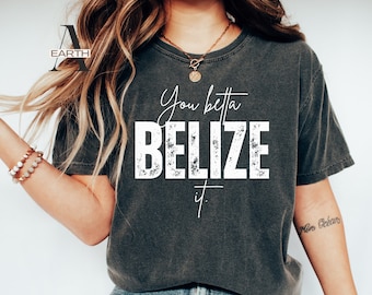 Belize Vacation Shirt: Comfort Colors Unisex Beach Tee