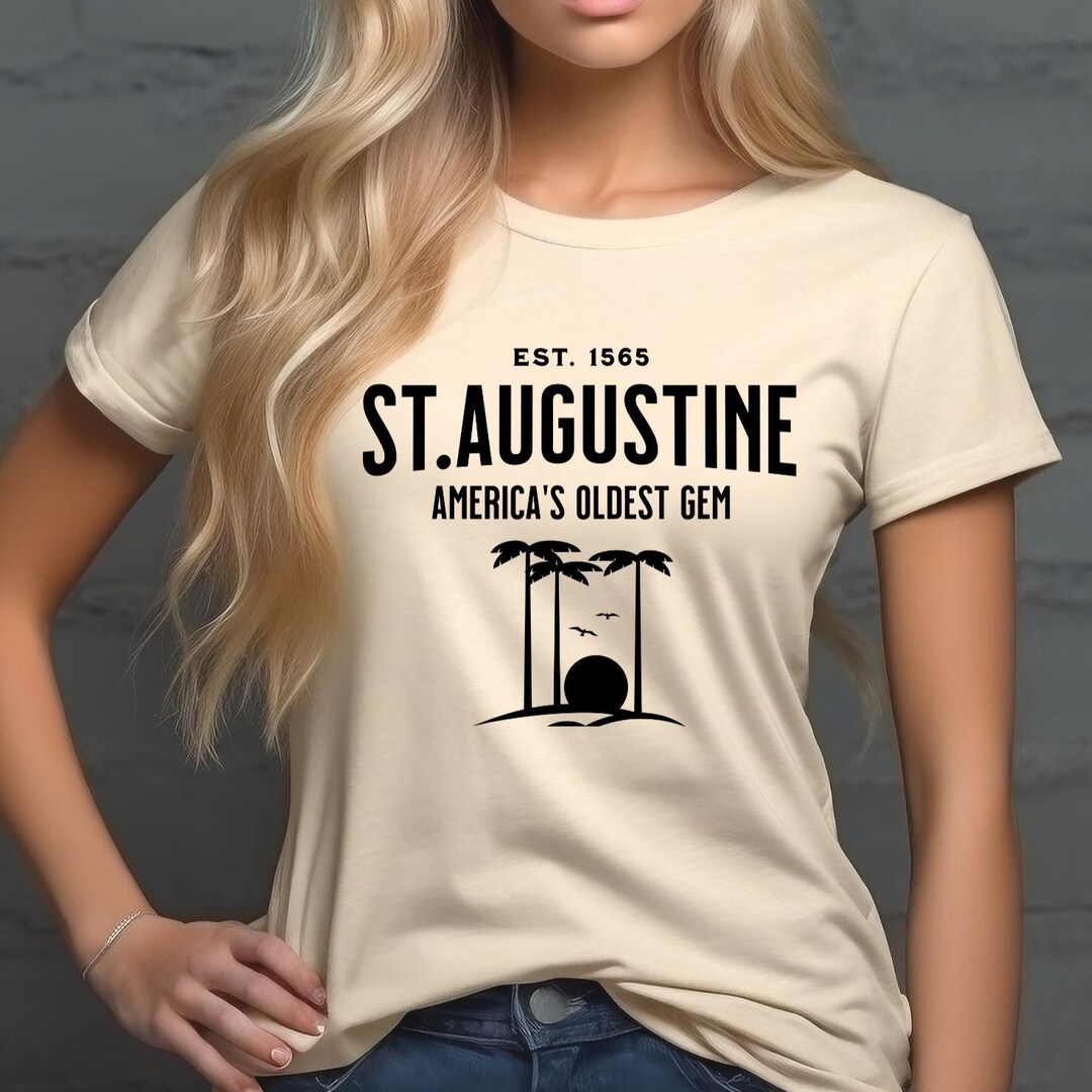 Florida Shirts St. Augustine Tourist Tshirt Ghost Town Visitor Tee Etsy