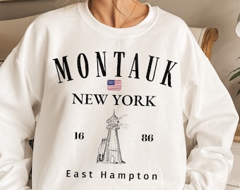 Sweat Montauk New York : Pull ras du cou East Hampton