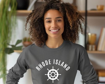Rhode Island Long Sleeve Shirt Bella Canvas Unisex