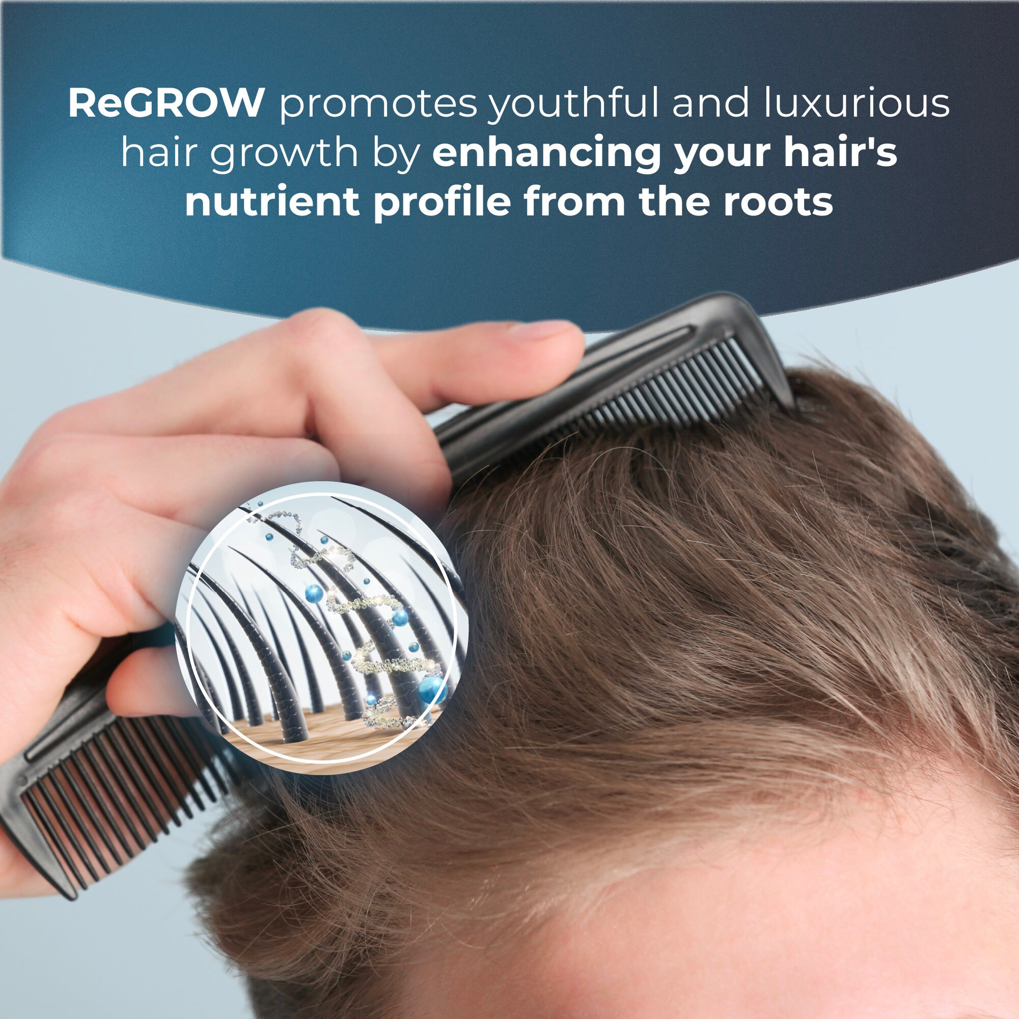 Regrow Hair Growth Formula, Hair Vitamins With Biotin and Saw Palmetto