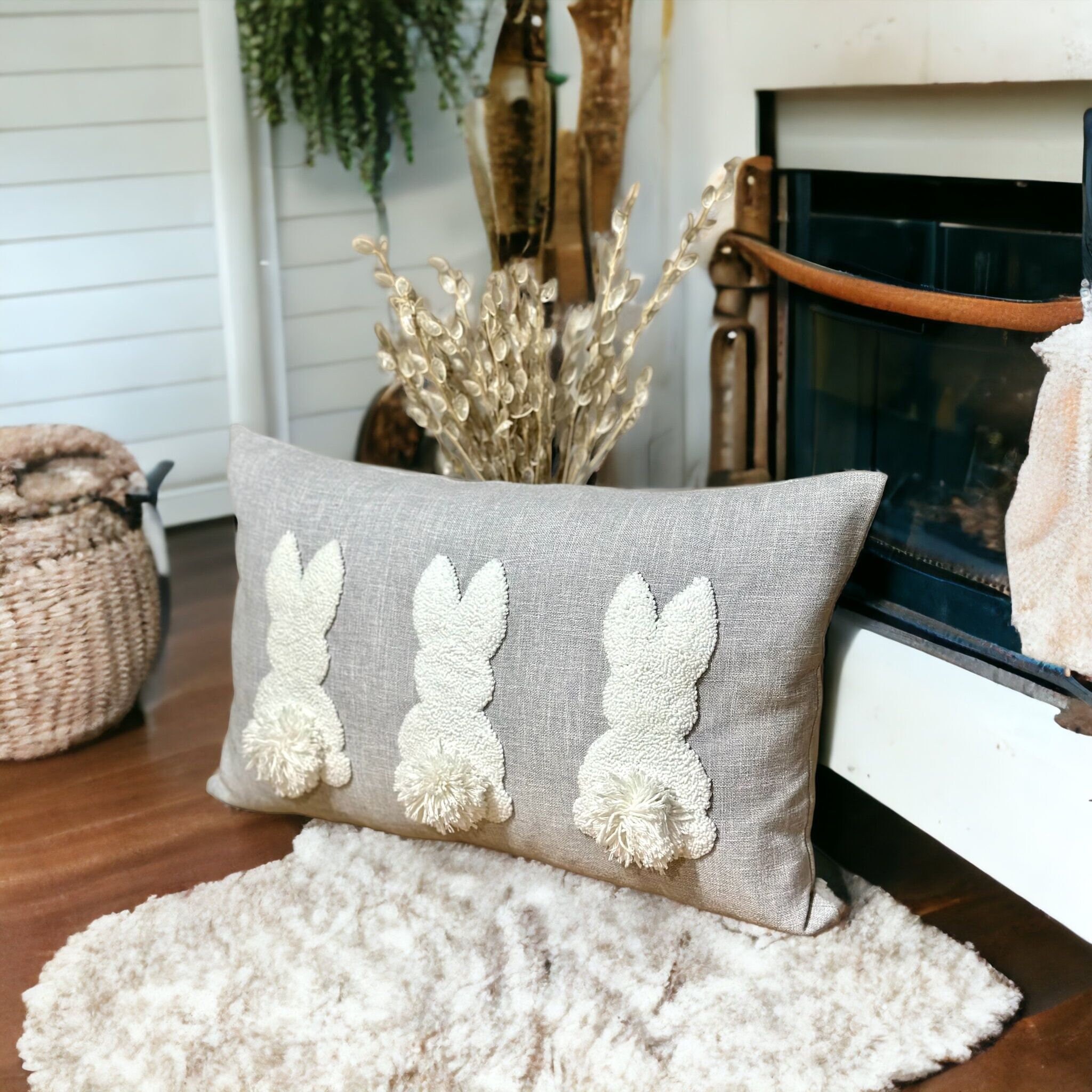 Mud pie easter pillow wrap sales