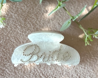 Bride Haarklammer für Junggesellinnenabschied – Braut Accessoire JGA, Bridal Party Haarclip