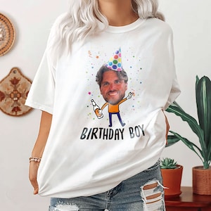 Custom Face Birthday Shirts, Funny Birthday Matching Shirts, Birthday Boy, Birthday Girl, Birthday Party Group Shirts, Funny Custom Design