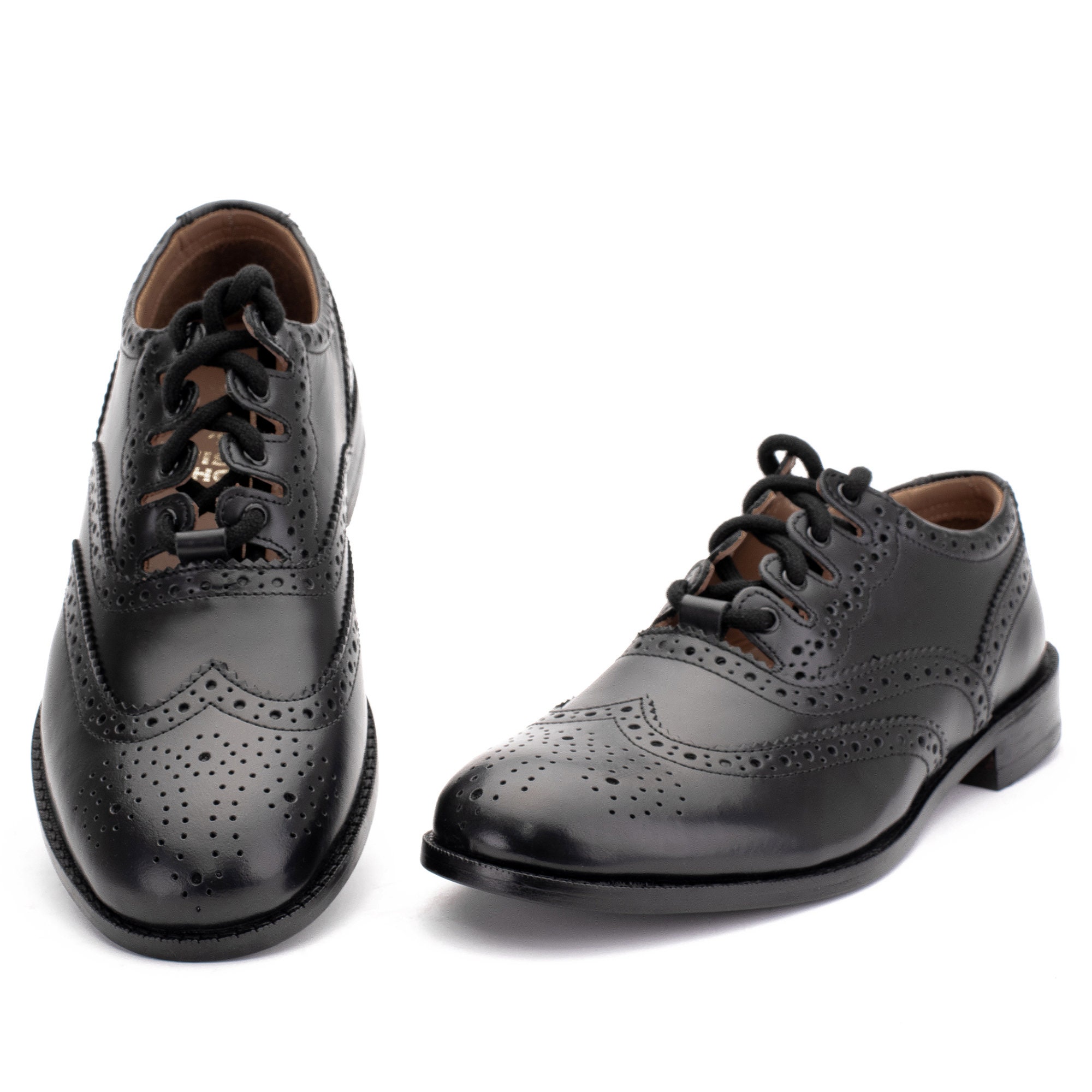 Klassische Ghillie Brogues – Schottische Trachtenschuhe mit gepolsterten Einlegesohlen & Ledersohle Kilt Outfit Hochzeitsschuhe, Piper Brogue, Highland Wear