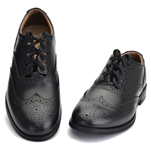 Ghillie Brogue Style - Econemy  Full Soft Leather Upper and Comfort Rubber Sole. Available in UK sizes 6 to 15