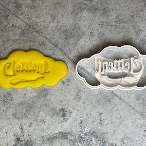 Cloud cookie cutter to personalize with first name - Elace