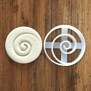 Wind symbol cookie cutter for making shortbread biscuits, pastry, sugar paste, cake decoration, homemade ELACE