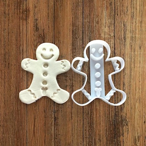 Gingerbread boy cookie cutter for making shortbread cookies, pastry, sugar paste, cake decoration, homemade ELACE
