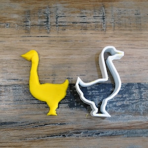 Goose animal cookie cutter for making shortbread biscuits sugar paste Cake decoration Homemade ELACE