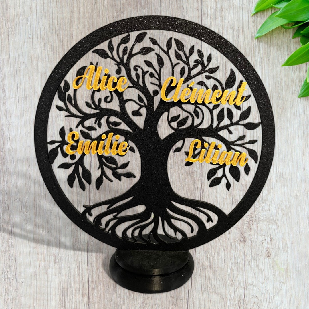 Tree of Life to Personalize Design Decoration to Offer With First Name ...