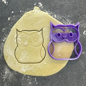 OWL animal cookie cutter for making shortbread biscuits sugar paste Cake decoration Homemade ELACE