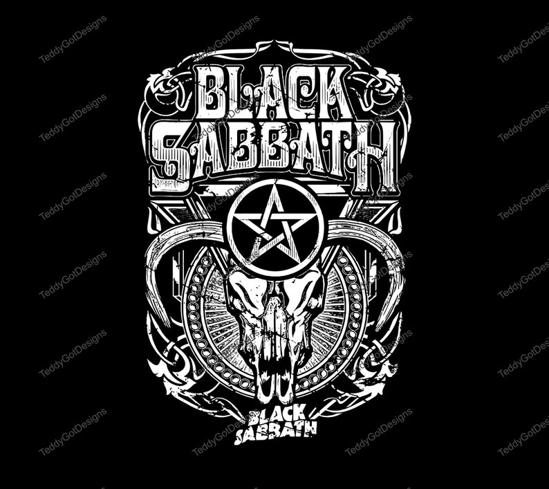 Black Sabbath Svg/eps/png/dxf Rock Band Svg Rock N Roll Etsy