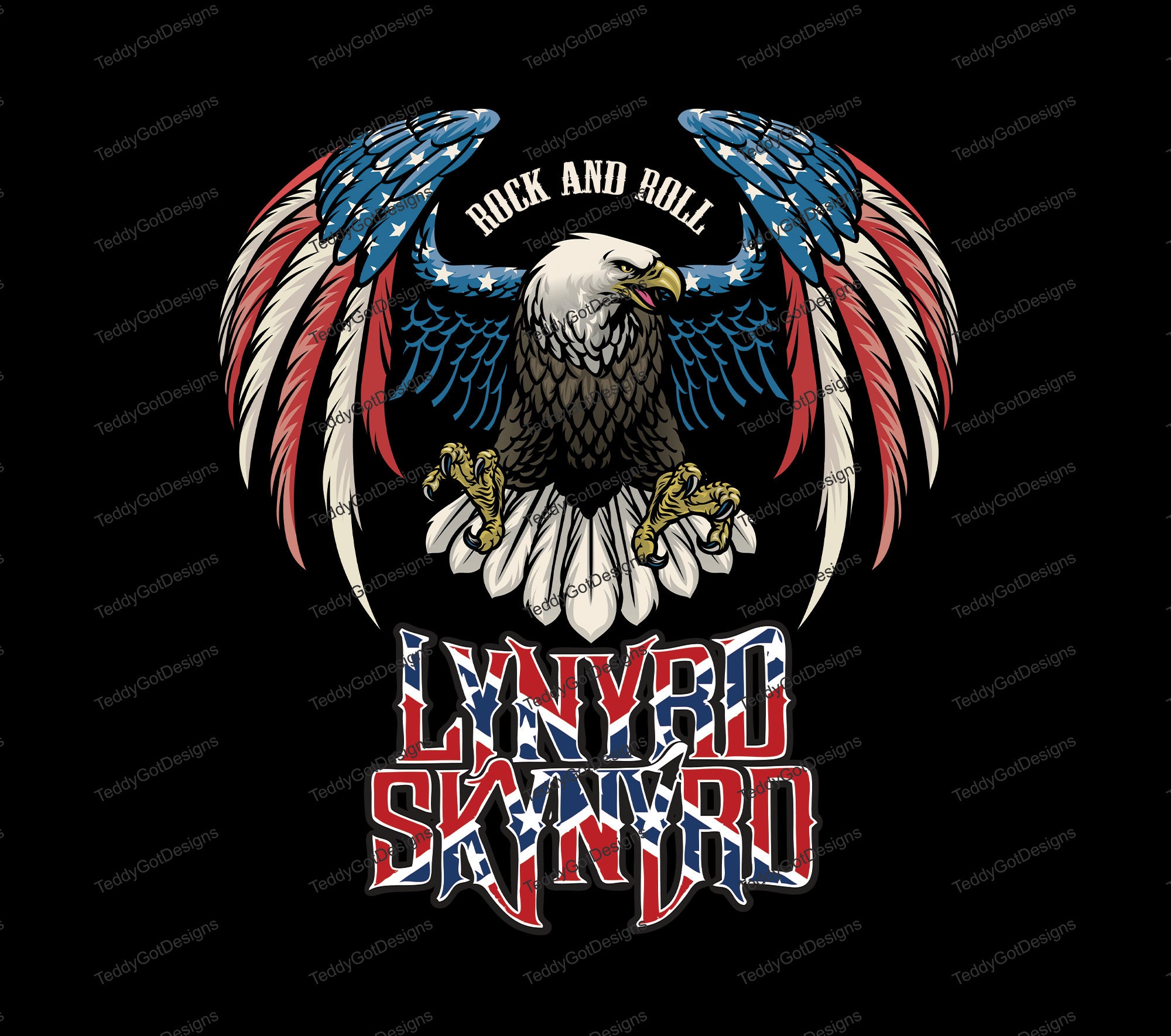 Lynyrd Skynyrd Svg/eps/png Hard Rock Legend Png Rock N' - Etsy