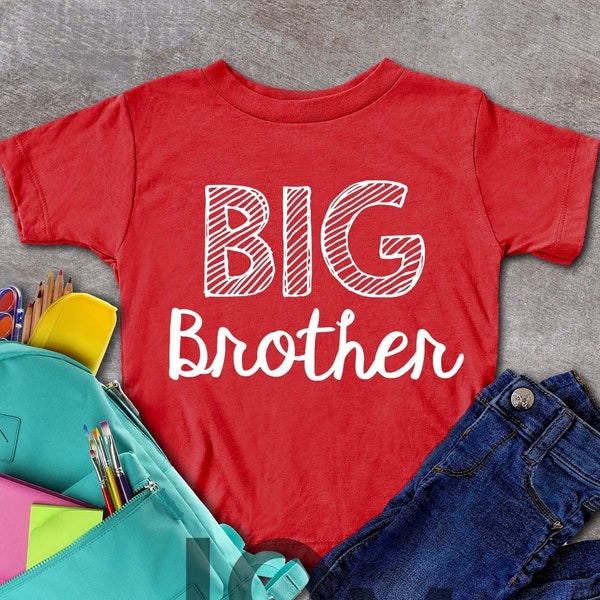 Big Brother Tshirt, Announcement Shirt, New Big Brother, Pregnancy Announcement, Promoted to Brother Tee, Birthday Present For Brother,