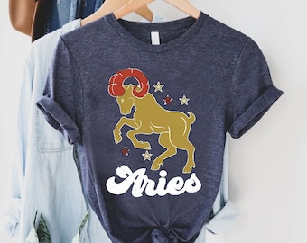 Aries Birthday Shirt, Aries Sign Tee, Astrology Shirt, Aries Shirt, Aries Gift, Horoscope Gift, Cool Aries Shirt For Women, Aries Zodiac Tee