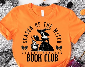 Salem Witch Book Club Shirt, Halloween Book Lover Shirt, Women's Halloween Shirt, Spooky Bookish Merch Tee, Funny Halloween Bookish Tshirt