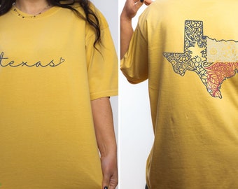 Texas Comfort Colors® Tshirt, Texas Flag Shirt, Texas Gift Women, Texas Home State Tee, Texas State Pride Flag Tshirt, Texas Lover Gift