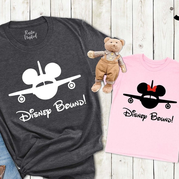Disney Bound tshirt, Disney Family 2023, Disney Aviator Shirt, Disney Family Trip Shirt, Disney Shirt for Kids, Airplane Shirt, Disney World